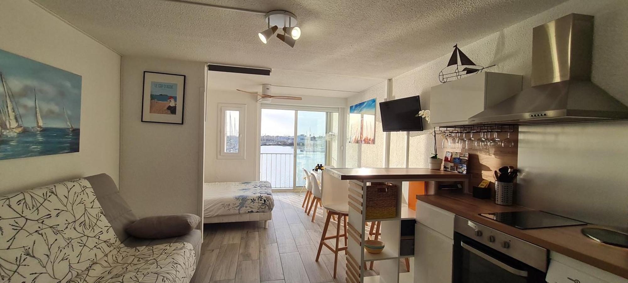 Appartement Vue Exceptionnelle Sur La Mer, Piscine, Parking Prive - Sur L'Ile Des Pecheurs Agde Zewnętrze zdjęcie